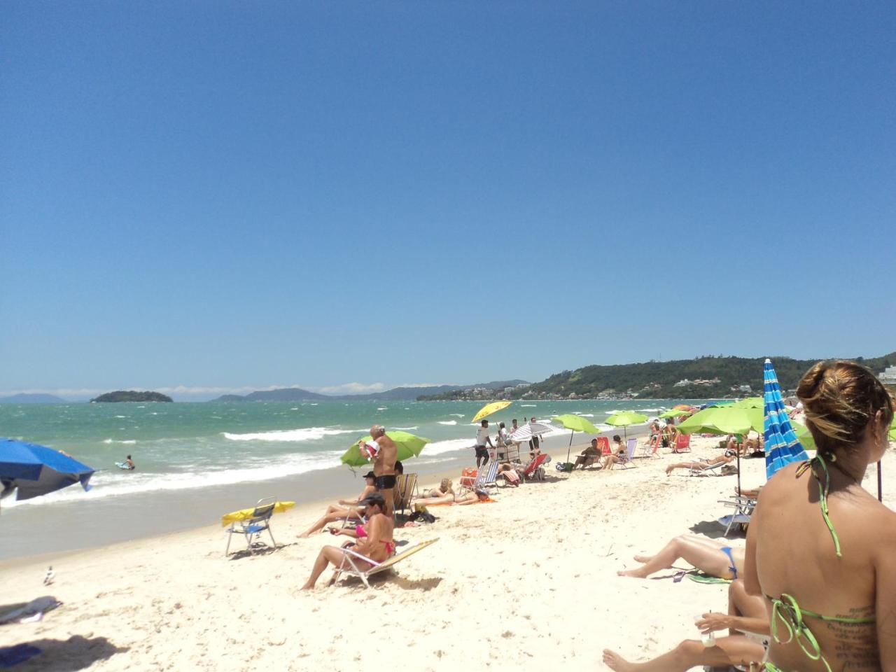 Lindo Apto Na Rua Da Praia Ingleses Флорианополис Экстерьер фото